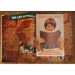 Journal de Mickey N°1323 avec Dépliant Manuel géant des Castors juniors 1977 vintage