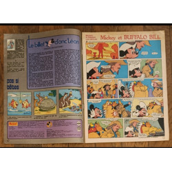 Journal de Mickey N°1323 avec Dépliant Manuel géant des Castors juniors 1977 vintage