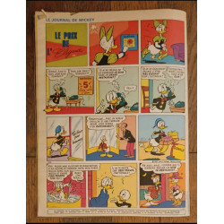 Journal de Mickey N°1323 avec Dépliant Manuel géant des Castors juniors 1977 vintage