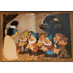 Journal de Mickey N°1119 avec Poster Blanche neige 1973 vintage