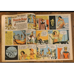 Journal de Mickey N°1119 avec Poster Blanche neige 1973 vintage