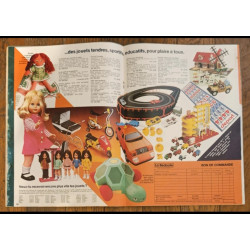 Journal de Mickey N°1166 avec Dépliant La Redoute jouets 1974 vintage