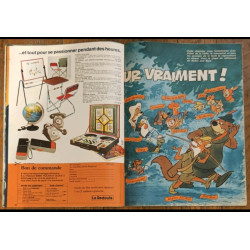 Journal de Mickey N°1166 avec Dépliant La Redoute jouets 1974 vintage