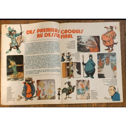 Journal de Mickey N°1166 avec Dépliant La Redoute jouets 1974 vintage