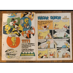 Journal de Mickey N°1166 avec Dépliant La Redoute jouets 1974 vintage