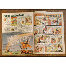 Journal de Mickey N°1166 avec Dépliant La Redoute jouets 1974 vintage