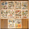 Rare Lot de 5 Journaux de Mickey série complète bd Tour de France 1973 vintage