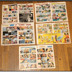 Rare Lot de 5 Journaux de Mickey série complète bd Tour de France 1973 vintage
