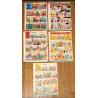 Rare Lot de 5 Journaux de Mickey série complète bd Tour de France 1973 vintage