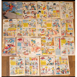 🛹 Rare Lot de 11 Journaux de Mickey Série complète leçons de skate bd 1978 vintage 🛹