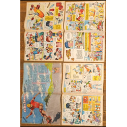 🛹 Rare Lot de 11 Journaux de Mickey Série complète leçons de skate bd 1978 vintage 🛹