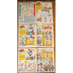 🛹 Rare Lot de 11 Journaux de Mickey Série complète leçons de skate bd 1978 vintage 🛹