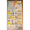 🛹 Rare Lot de 11 Journaux de Mickey Série complète leçons de skate bd 1978 vintage 🛹