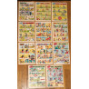 🛹 Rare Lot de 11 Journaux de Mickey Série complète leçons de skate bd 1978 vintage 🛹