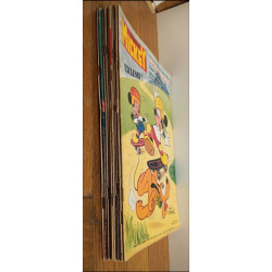 🛹 Rare Lot de 11 Journaux de Mickey Série complète leçons de skate bd 1978 vintage 🛹