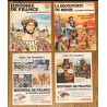 Lot de 2 anciens livres bd Histoire Larousse Fin des années 70 vintage
