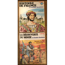 Lot de 2 anciens livres bd Histoire Larousse Fin des années 70 vintage