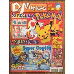 Rare complet D. Mangas avec 36 fiches + 2 posters Pokémon N°465 Année 2000 vintage