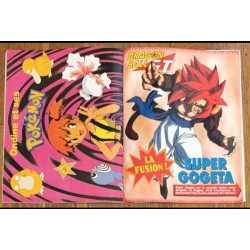 Rare complet D. Mangas avec 36 fiches + 2 posters Pokémon N°465 Année 2000 vintage