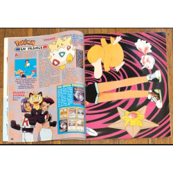 Rare complet D. Mangas avec 36 fiches + 2 posters Pokémon N°465 Année 2000 vintage