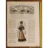 Rare avec Patron Journal la mode Illustrée supplément 5 décembre 1897 N°49 Vintage