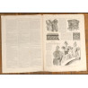 Rare avec Patron Journal la mode Illustrée supplément 5 décembre 1897 N°49 Vintage