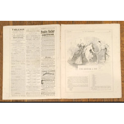 Rare ancien journal La vie parisienne N°16 Année 1887 Vintage