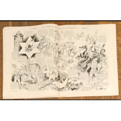 Rare ancien journal La vie parisienne N°16 Année 1887 Vintage