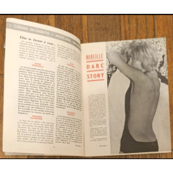 Rare - Vedettes incognito - Magazine Cinéma - N°15 - Michèle Mercier - Mireille Darc - Années 60 Vintage