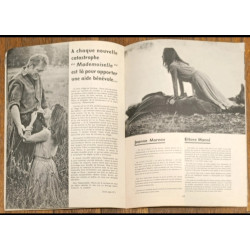 Rare - Vedettes incognito - Magazine Cinéma - N°15 - Michèle Mercier - Mireille Darc - Années 60 Vintage