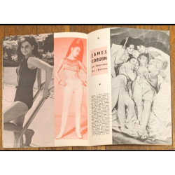 Rare - Vedettes incognito - Magazine Cinéma - N°15 - Michèle Mercier - Mireille Darc - Années 60 Vintage