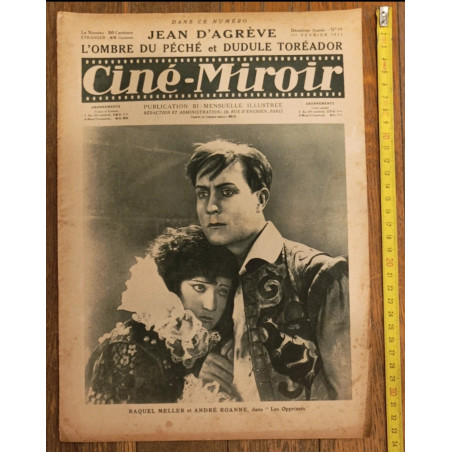 Ciné Miroir - N°19 - 1923 - Vintage magazine cinéma