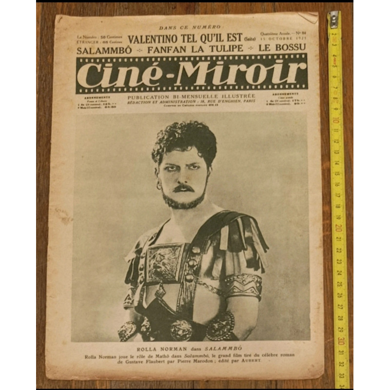 Ciné Miroir - N°84 - 1925 - Vintage Magazine Cinéma