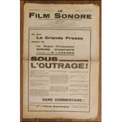 Rare - Ancien Journal - Le film sonore - N°17 - 1930 - Vintage