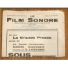 Rare - Ancien Journal - Le film sonore - N°17 - 1930 - Vintage