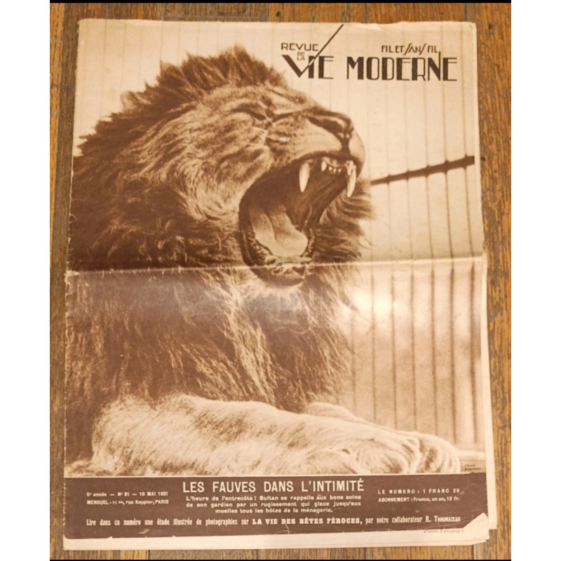 Rare ancien Journal - Revue de la vie moderne  - N°81 - 1931 - Vintage