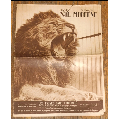 Rare ancien Journal - Revue de la vie moderne  - N°81 - 1931 - Vintage
