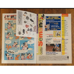 Journal de Mickey N°2284 avec cadeau autocollants 1996 vintage
