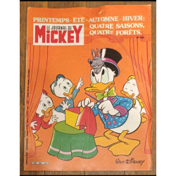 Journal de Mickey N°1532 avec mini album Krema Popeye 1981 Vintage