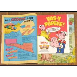 Journal de Mickey N°1532 avec mini album Krema Popeye 1981 Vintage