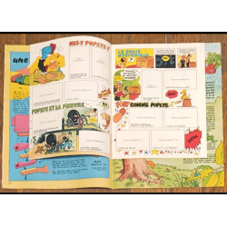 Journal de Mickey N°1532 avec mini album Krema Popeye 1981 Vintage