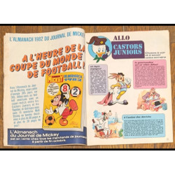 Journal de Mickey N°1532 avec mini album Krema Popeye 1981 Vintage