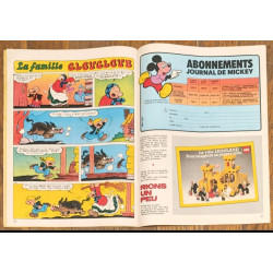 Journal de Mickey N°1532 avec mini album Krema Popeye 1981 Vintage