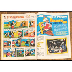 Journal de Mickey N°1532 avec mini album Krema Popeye 1981 Vintage