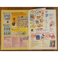 Journal de Mickey N°2284 avec cadeau autocollants 1996 vintage