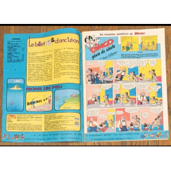 Journal de Mickey N°1466 avec cadeau Dossier La Mer Poster + vignettes 1980 Vintage