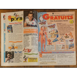 Journal de Mickey N°2284 avec cadeau autocollants 1996 vintage