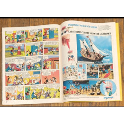 Journal de Mickey N°1466 avec cadeau Dossier La Mer Poster + vignettes 1980 Vintage