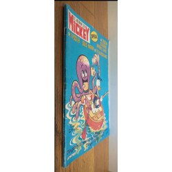 Journal de Mickey N°1466 avec cadeau Dossier La Mer Poster + vignettes 1980 Vintage