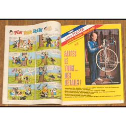 Journal de Mickey N°1464 avec cadeau Dossier Tour de France Poster + vignettes 1980 Vintage